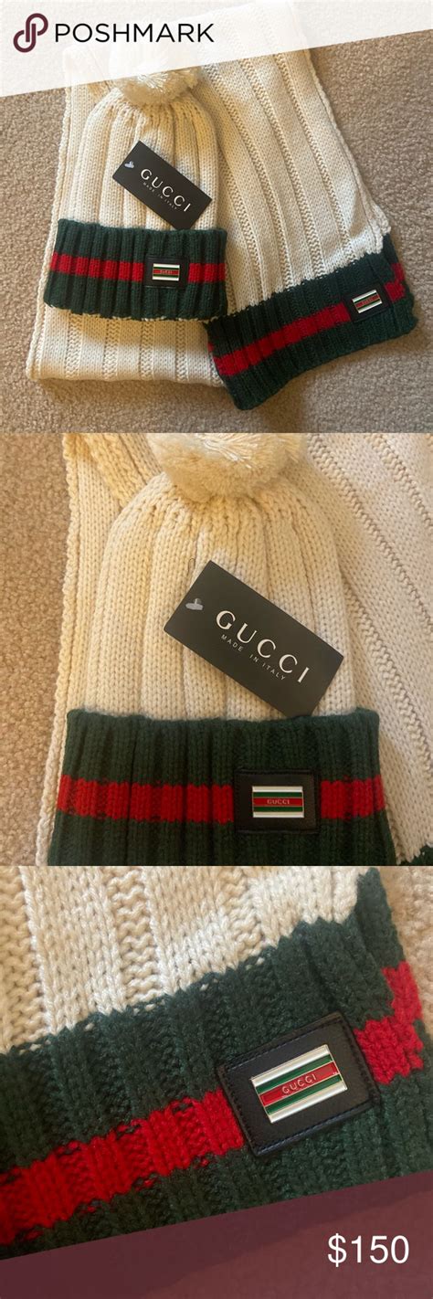 rainbow scarf and hat set gucci|Womens Gucci Scarves .